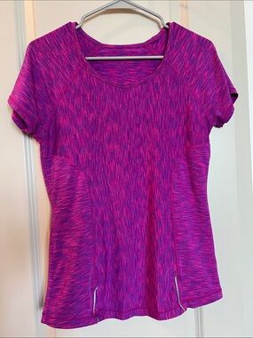 Velocity Pink Heather Short-Sleeve Performance Tee